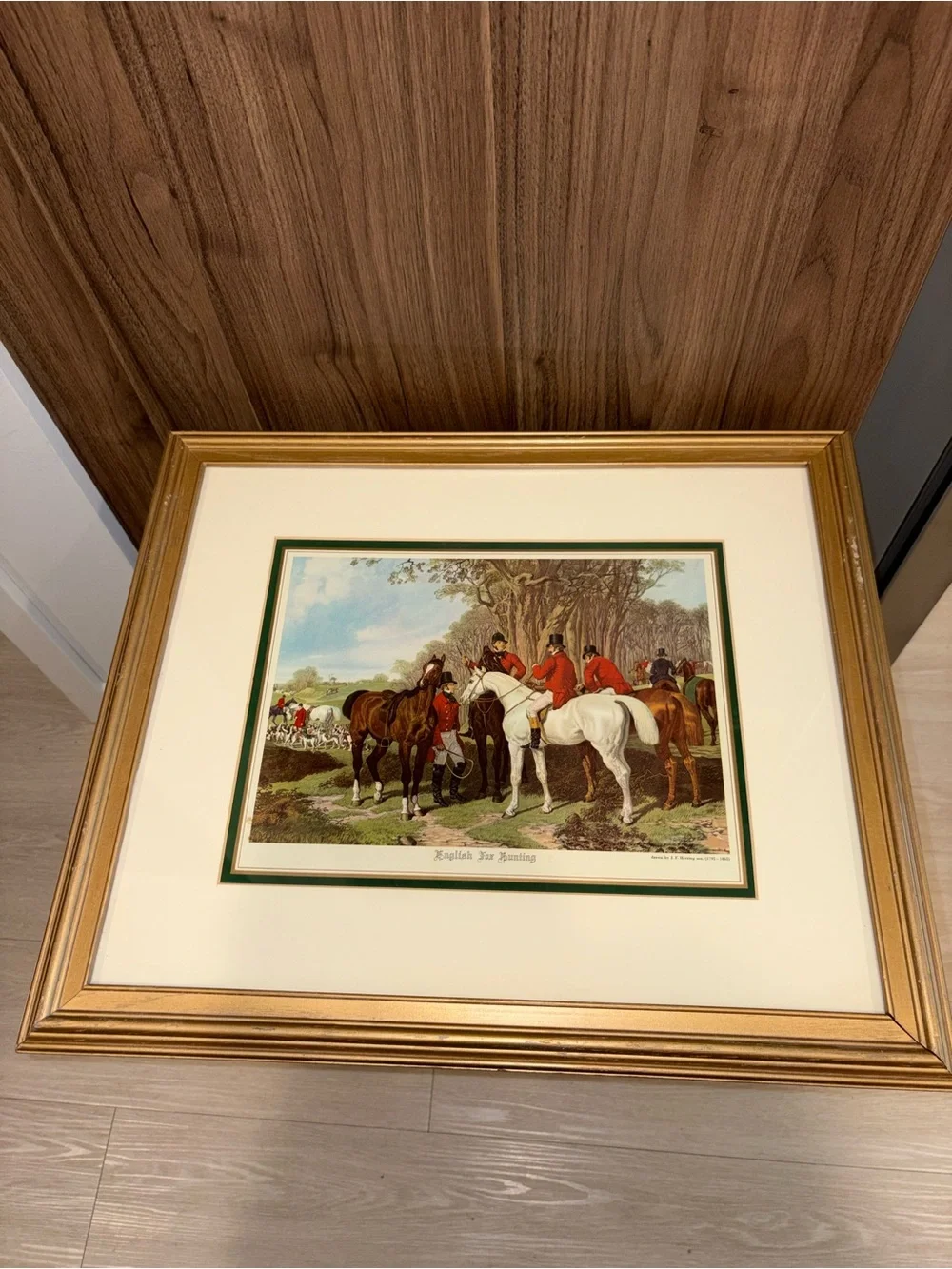 Framed Equestrian Print 🐴✨
